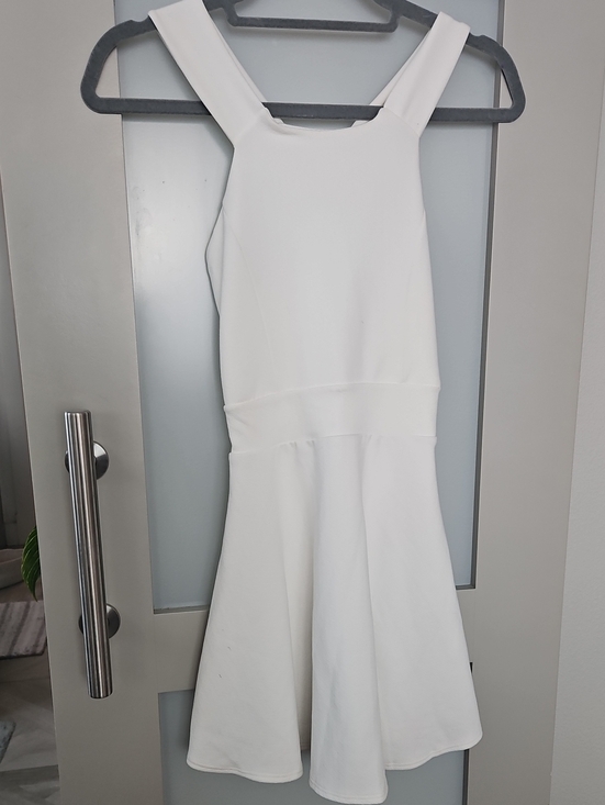 Cheryl Creations Other - Girls' White Casual Fit-and-Flare Tank Dress